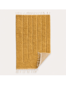 Vue arrière non présentée du tapis Beni Ouarain artisanal marocain