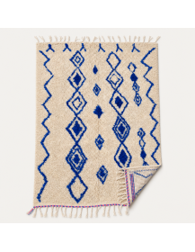 Revers non visible du tapis artisanal marocain